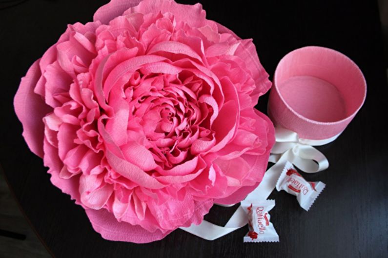 Flores de papel DIY - foto