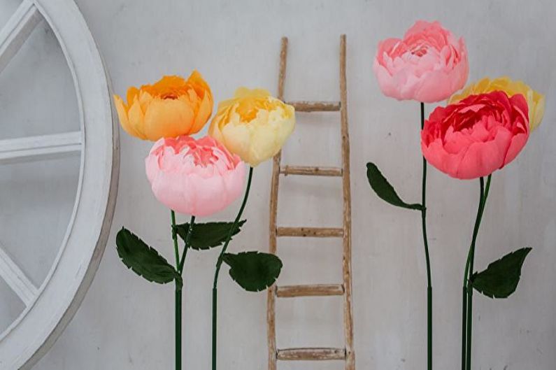 DIY papieren bloemen - foto