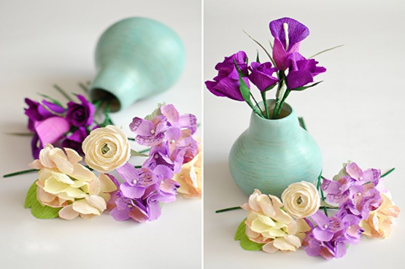 DIY papir blomster - foto