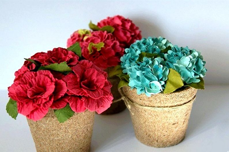 DIY papir blomster - foto