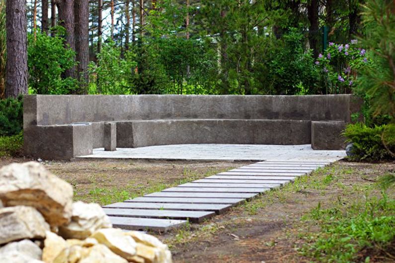 Minimalisme - Landschapsarchitectuur van een zomerhuisje