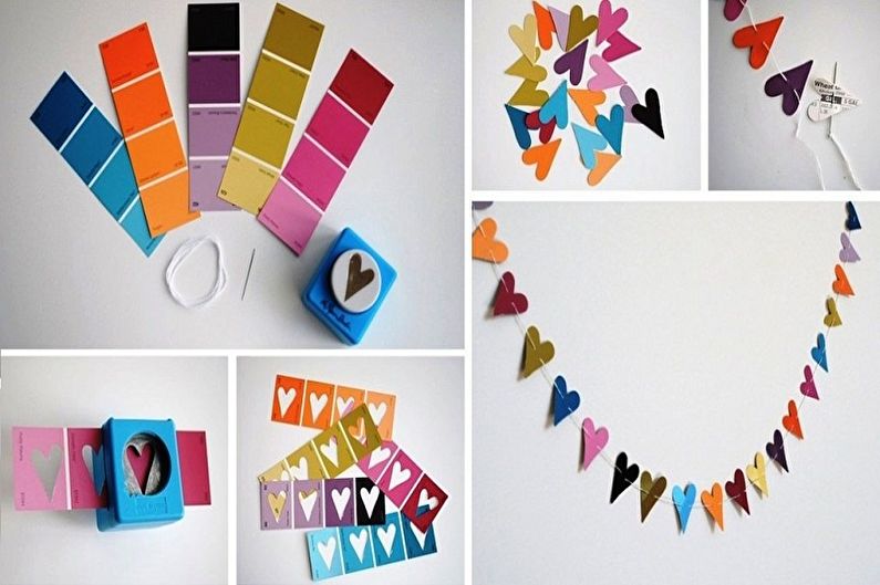 Paper Garlands - Artesania de paper de bricolatge