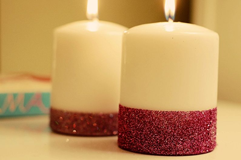 Candela Sparkle - Candele decorative fai-da-te