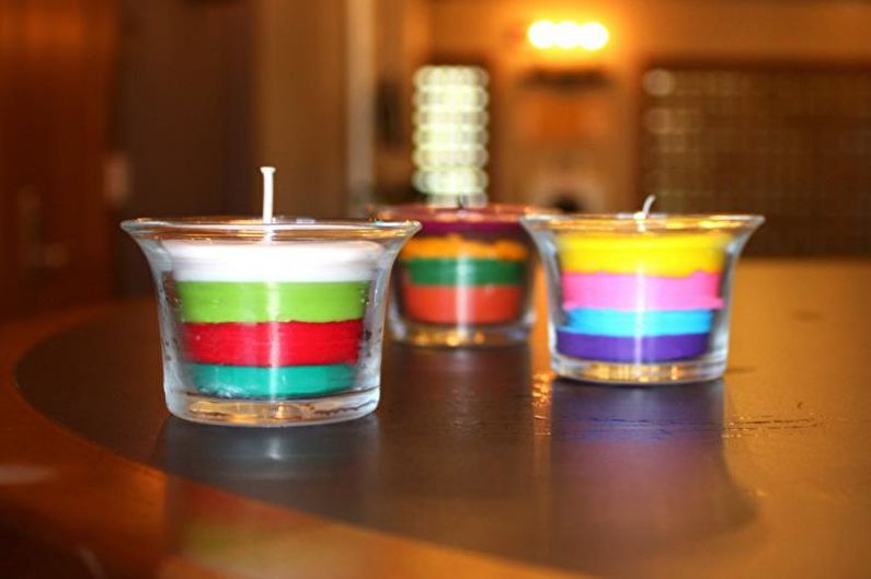 Colorful Candles - เทียนตกแต่ง DIY