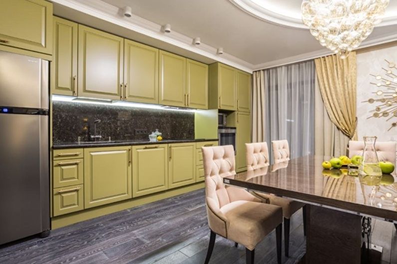 Classic Olive Kitchen - Diseño de interiores