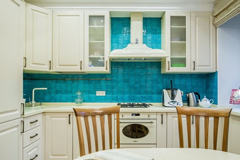 Turquoise keuken in de stijl van de Provence - Interior Design