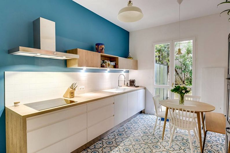 Scandinavische turquoise keuken - Interior Design