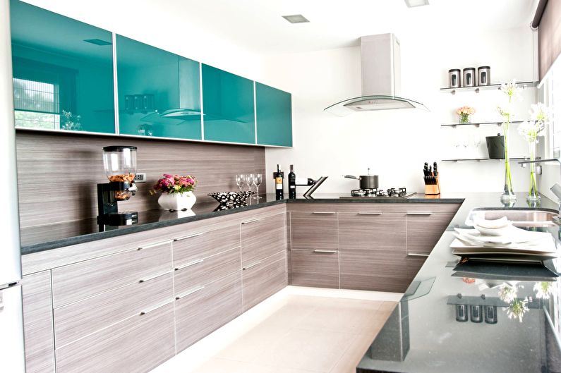 Turquoise Kitchen Design - Iluminación y electrodomésticos de cocina