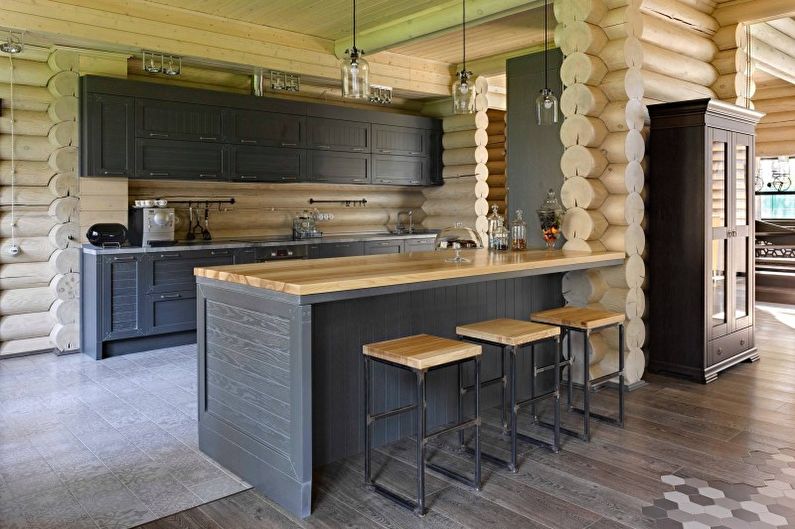 Country Style Kitchen - Interior Design Photo