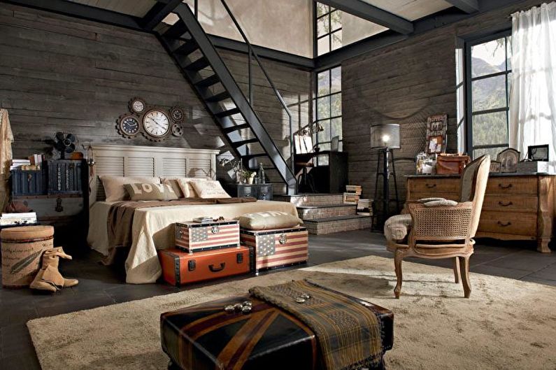 Estilo loft en el interior (80 fotos)