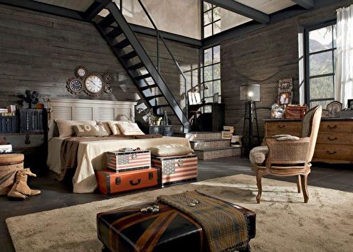 Estilo loft no interior (80 fotos)