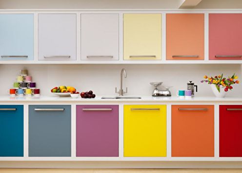 Cómo elegir un color para la cocina: 20 consejos