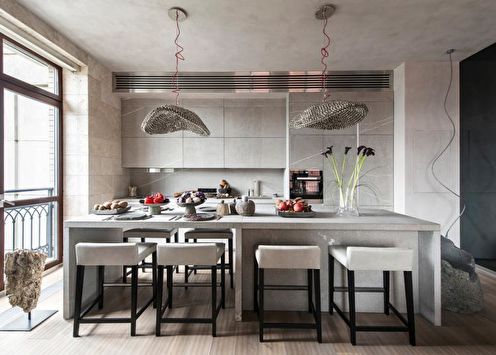 Cocina gris en el interior: 80 ideas fotográficas