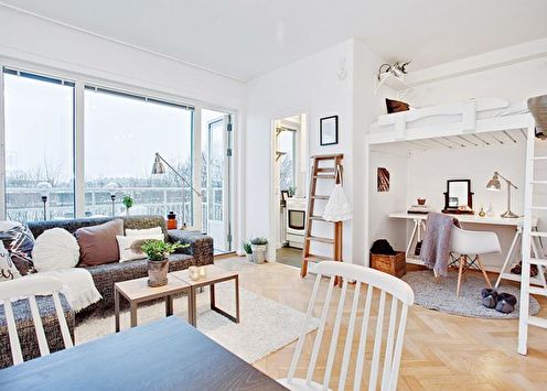 Conception d'un petit appartement (90 photos)