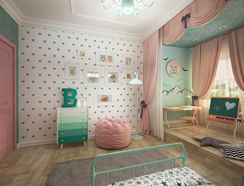 Design de um quarto infantil para menina - foto 3