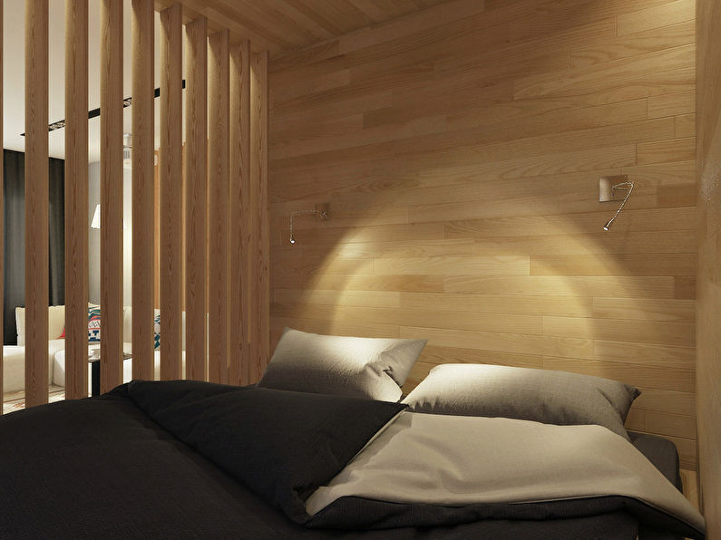 Wood & Stone: Studio Apartment Design - foto 9