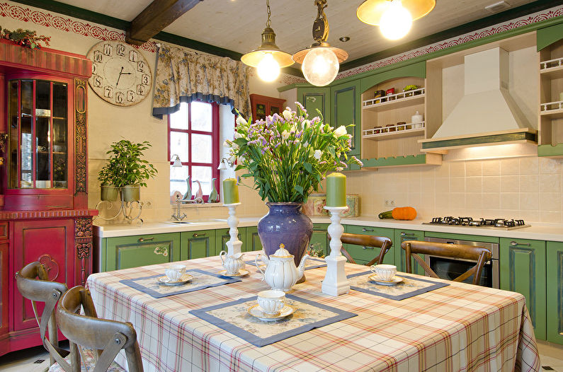 Cucina in stile provenzale romantico - foto 2