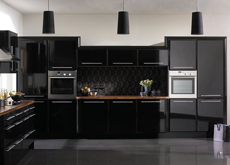 Cozinha Art Nouveau black - design de interiores