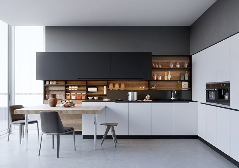 Diseño de cocina en estilo moderno - foto