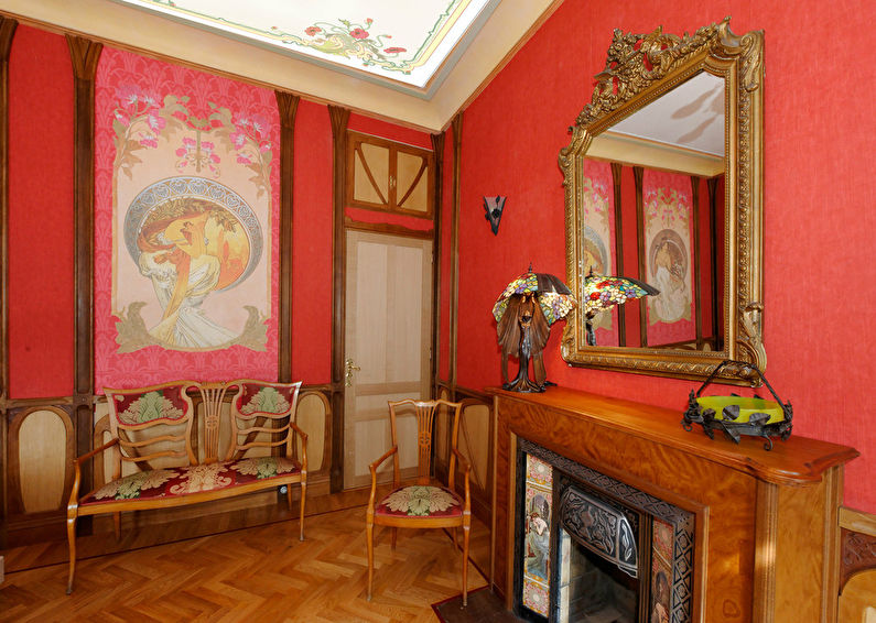 Art Nouveau-slaapkamer, Frankrijk - foto 2