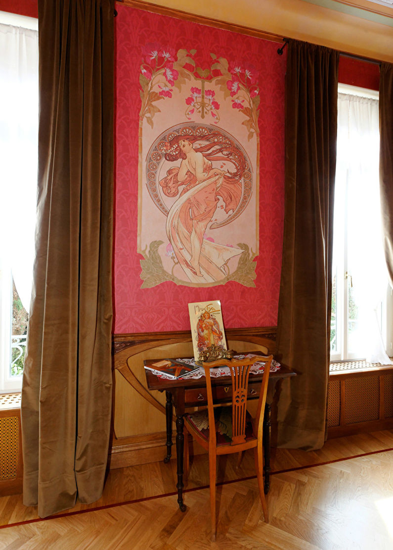 Bilik Tidur Art Nouveau, Perancis - foto 5