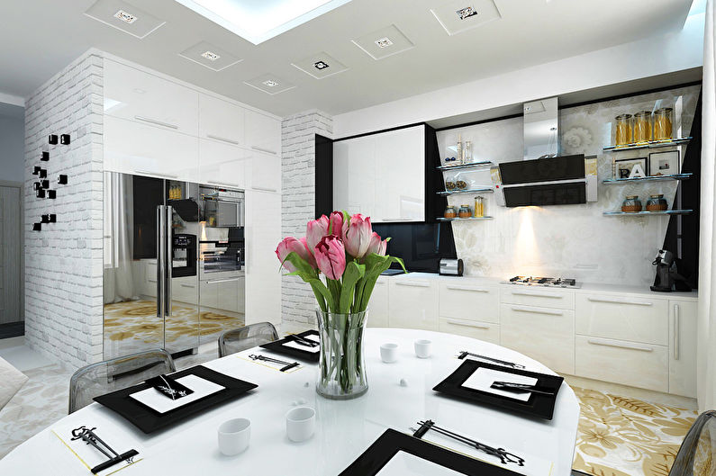 Kitchen “Monochrome Gloss” - photo 1