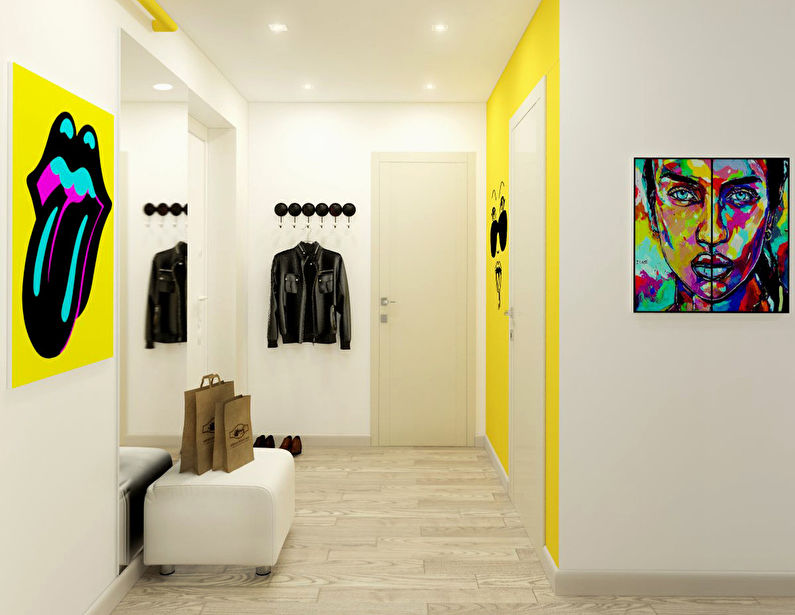 Pop Art İstilası: Daire 46 m2 - fotoğraf 12