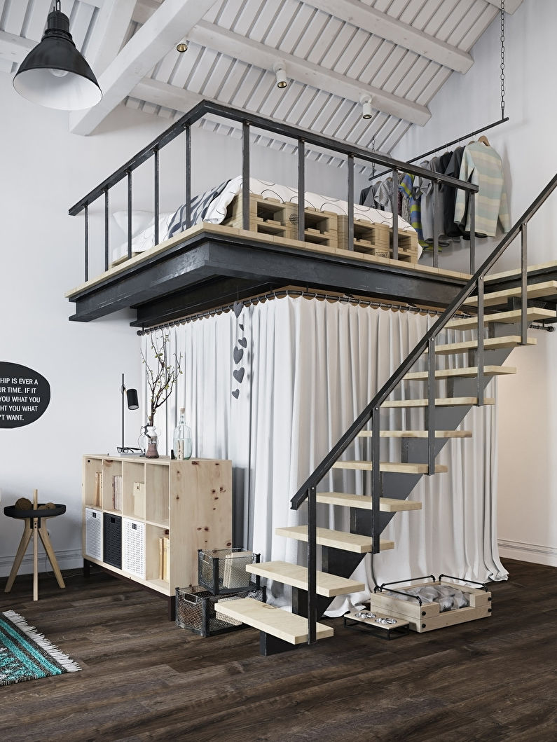 Scandinavian Loft Style apartamentai - 4 nuotrauka