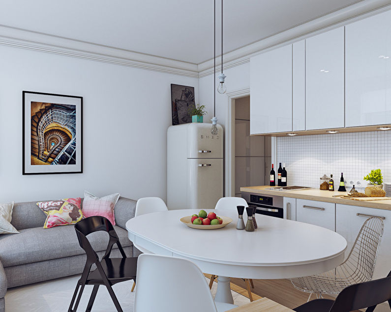 Diseño de un pequeño apartamento de 25 m2. - foto 4