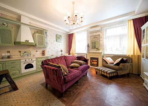 Intérieur de l'appartement de style Provence