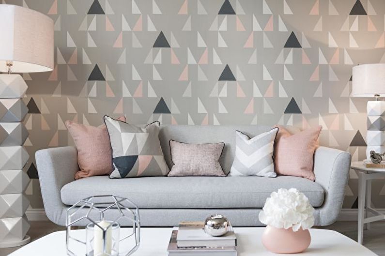 How to visually improve a room using wallpaper