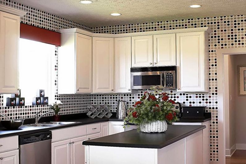 Wallpaper for the kitchen - How to choose wallpaper in the apartment