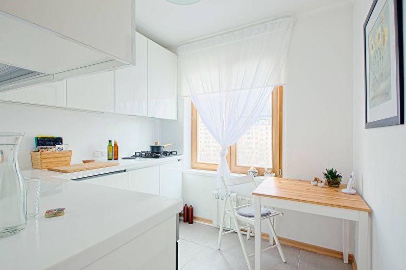 Cozinha de estilo escandinavo brilhante - design de interiores