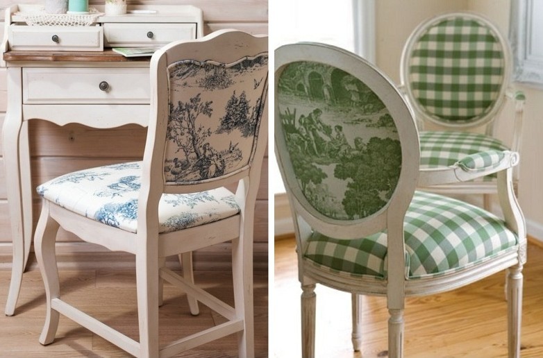 DIY decoupage furniture - Decoupage chairs