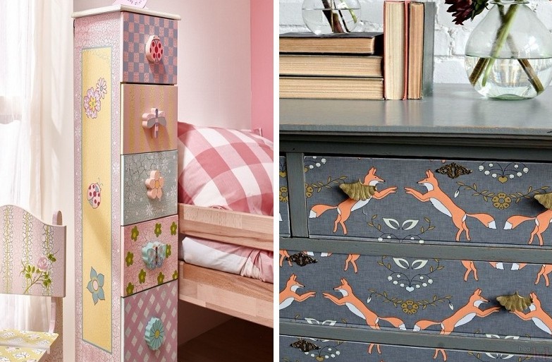 Decoupage al pit - Decoupage de mobles de bricolatge