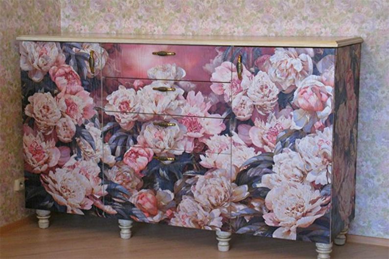 Muebles de decoupage - hermosas fotos e ideas