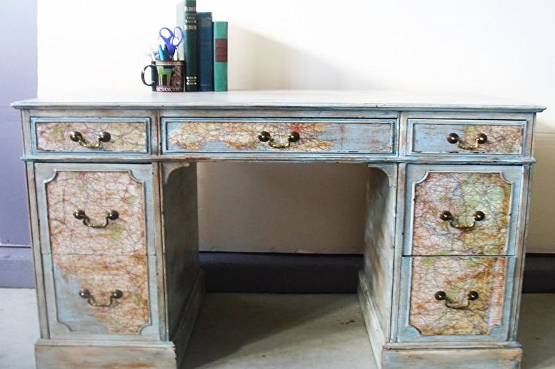 Muebles de decoupage - hermosas fotos e ideas