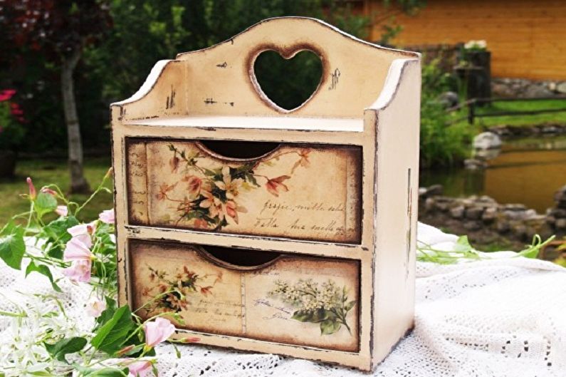 Muebles de decoupage - hermosas fotos e ideas