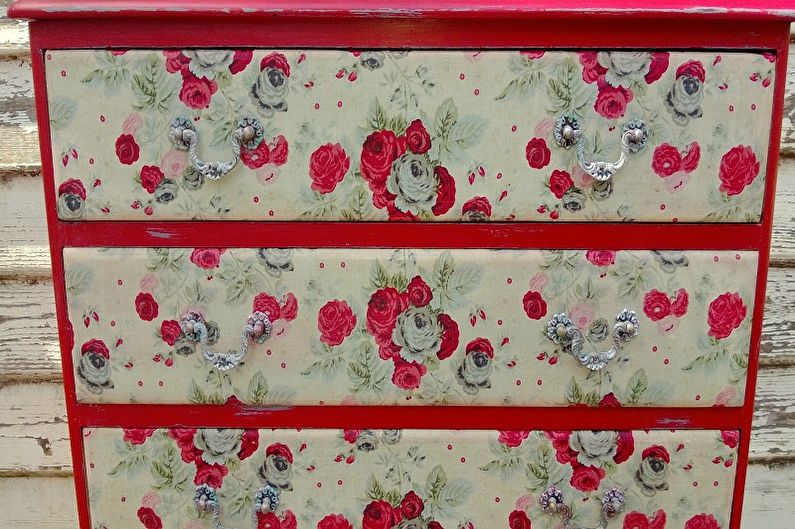 Muebles de decoupage - hermosas fotos e ideas