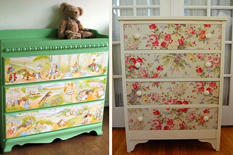 Muebles de decoupage - hermosas fotos e ideas