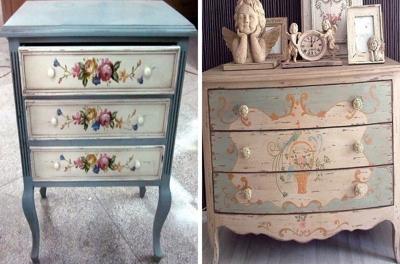 Mobili decoupage - bellissime foto e idee