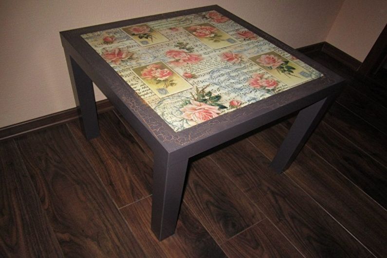 Mobilier Decoupage - fotografii și idei frumoase