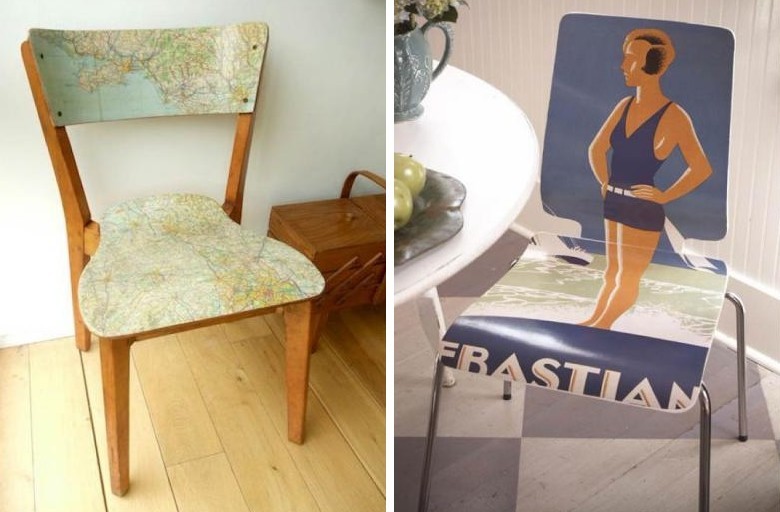 Mobilier Decoupage - fotografii și idei frumoase