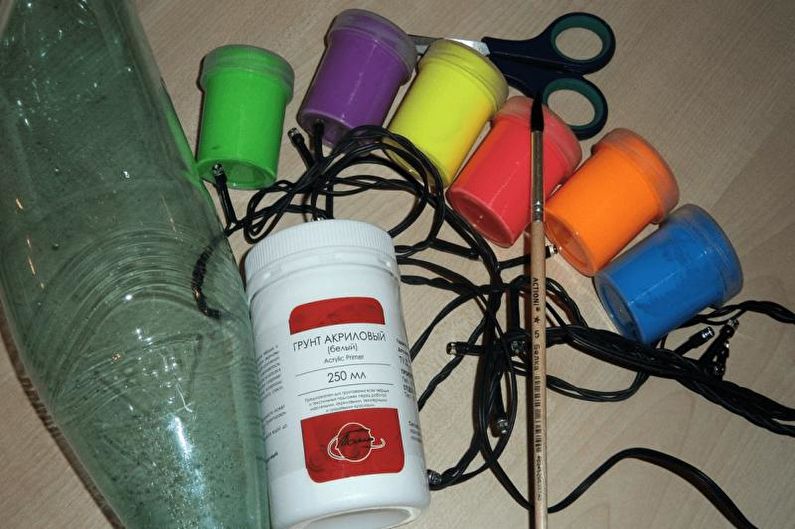 DIY plastmasas pudeļu izstrādājumi - aizkari un vītnes