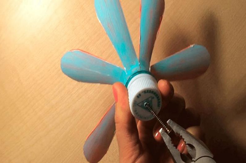 DIY Plastik Şişe El Sanatları - Perdeler ve Çelenkler