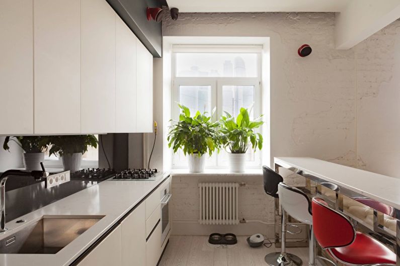 Interiørdesignkjøkken i moderne stil - foto