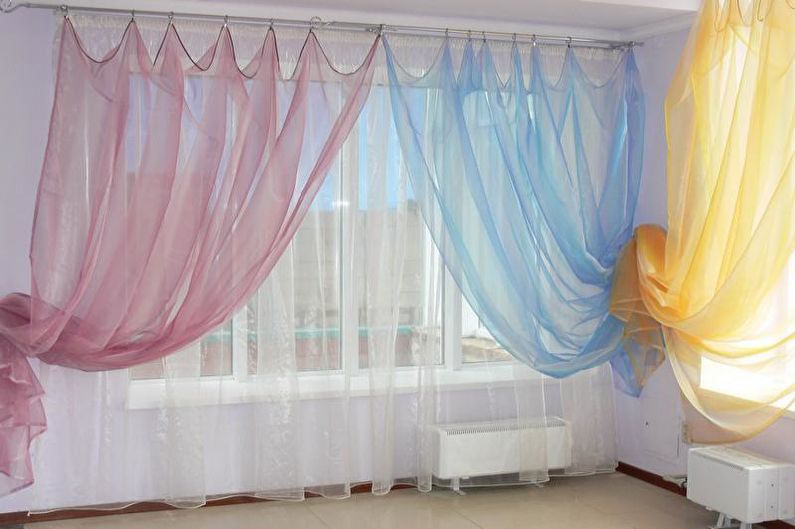 Salon Perde Tasarım - Organza