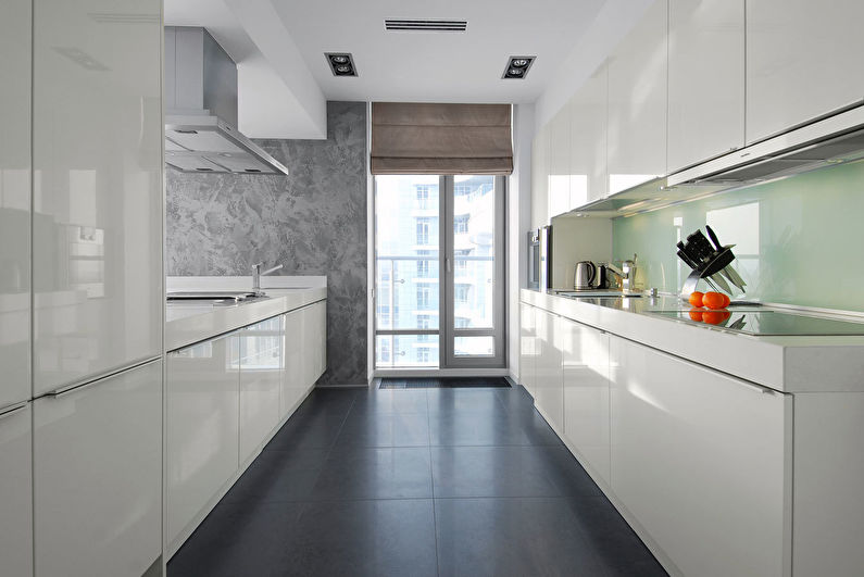 High-tech Kitchen Design - Gulvfinish