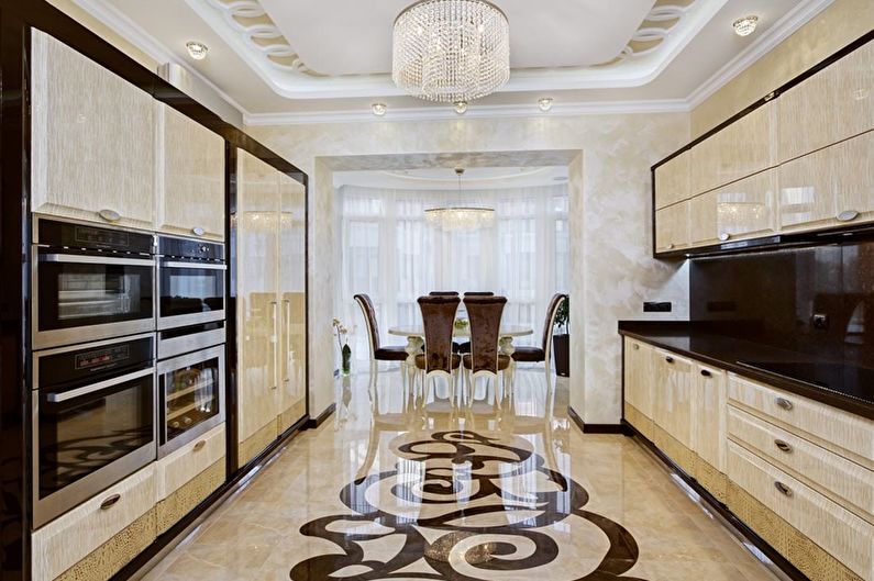 Art Deco Kitchen Design - Golvfinish