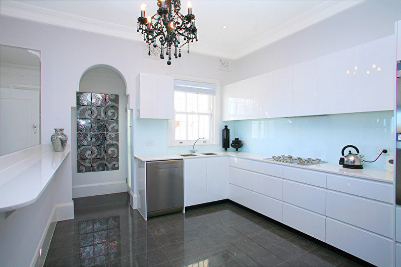 Interior design kitchen in the style of art deco - photo